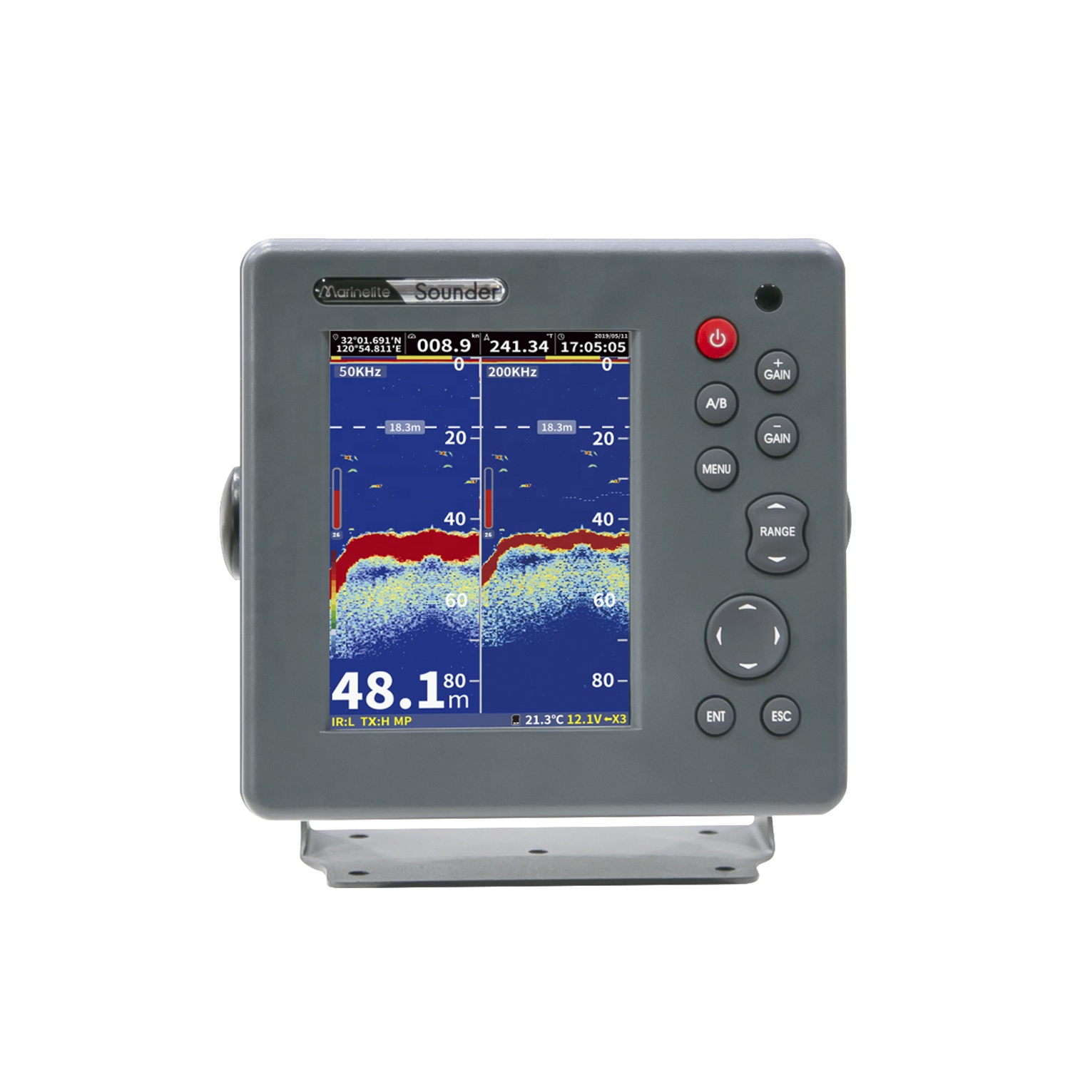 جهاز كشف الأسماك التجاري بحجم  - مراجعة Fishing Depth Finder وسعره