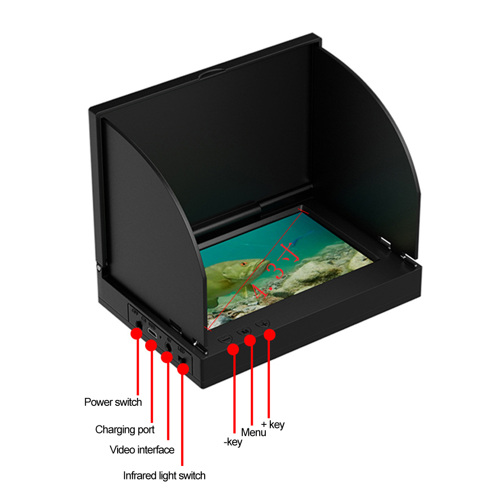 جهاز كشف الأسماك بشاشة عالية ا - مراجعة Fishing Depth Finder وسعره